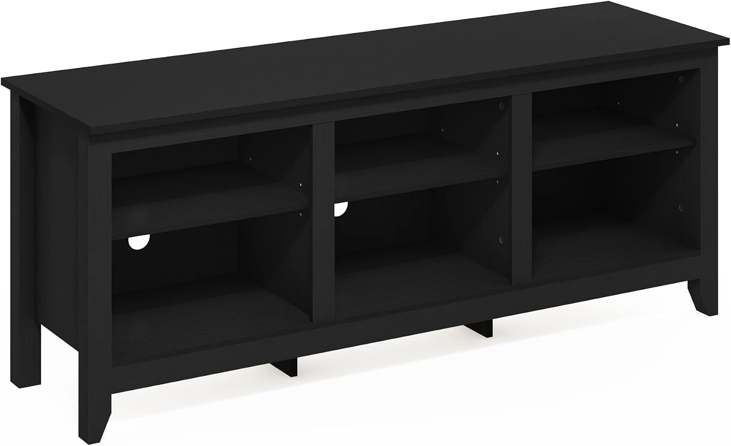 Furinno Jensen Entertainment Center for TV up to 65 Inch, 65-Inch, Americano