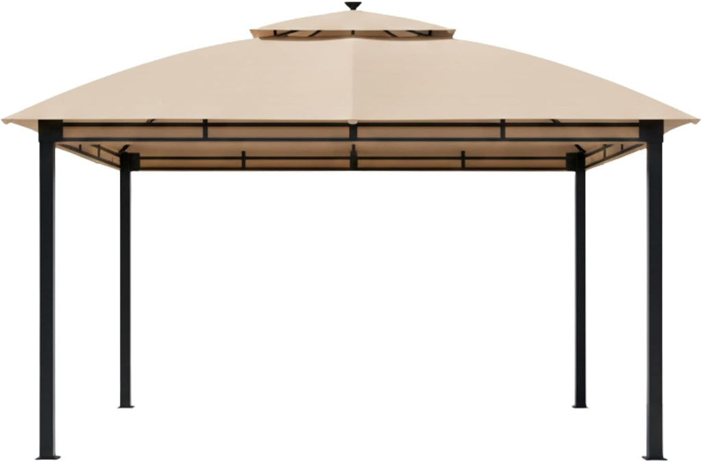 Garden Winds Reinforced RipLock 350 Replacement Canopy Top Cover Compatible with Jasper Hill 11x13 Gazebo Model A101016920 - Beige