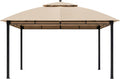 Garden Winds Reinforced RipLock 350 Replacement Canopy Top Cover Compatible with Jasper Hill 11x13 Gazebo Model A101016920 - Beige