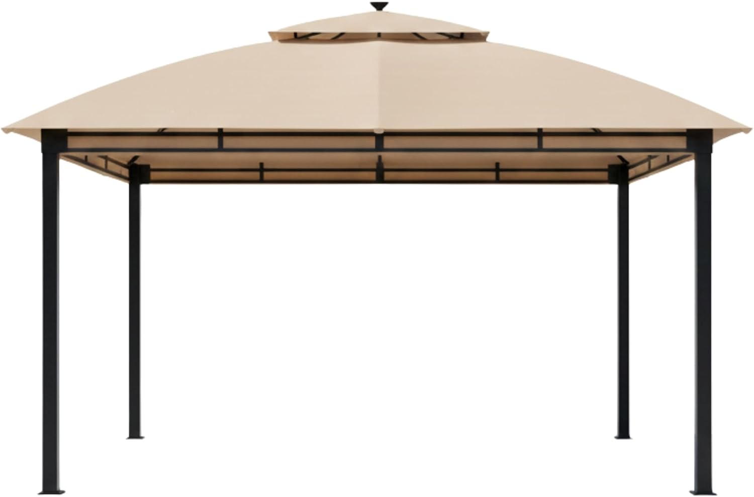 Garden Winds Reinforced RipLock 350 Replacement Canopy Top Cover Compatible with Jasper Hill 11x13 Gazebo Model A101016920 - Beige