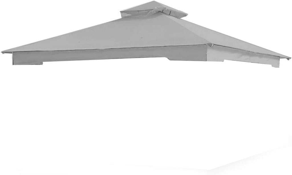 Garden Winds Replacement Canopy for Garden Treasures Geo 10ft Gazebo - Riplock 350 - Slate Gray