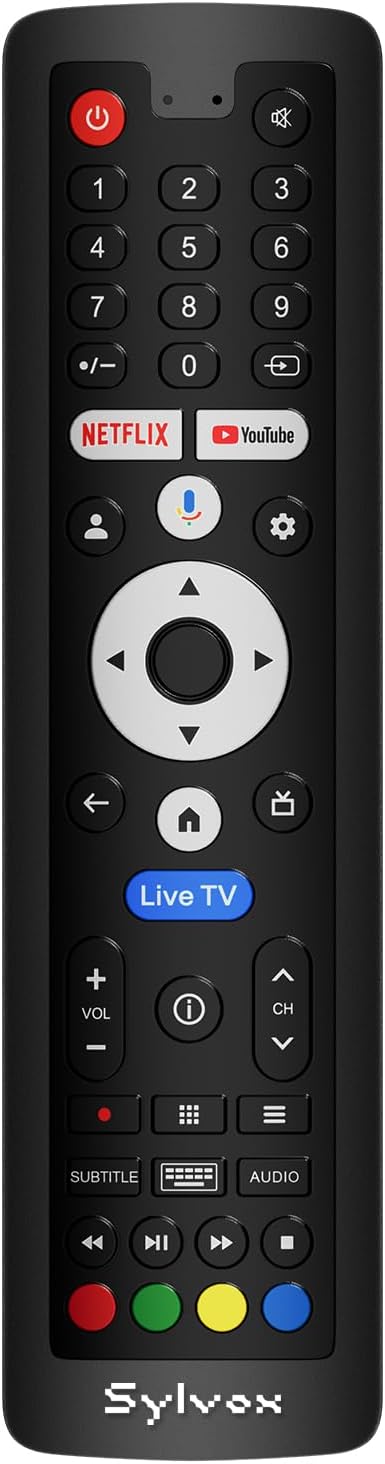 SYLVOX Smart Outdoor TV, 43 inch Outdoor Television Upgraded Google TV, 4K Weatherproof Outside TV, IP56 Waterproof, Google Assistant, Chromecast, 1000 nit Brightness for Partial Sun (Deck Pro 3.0)