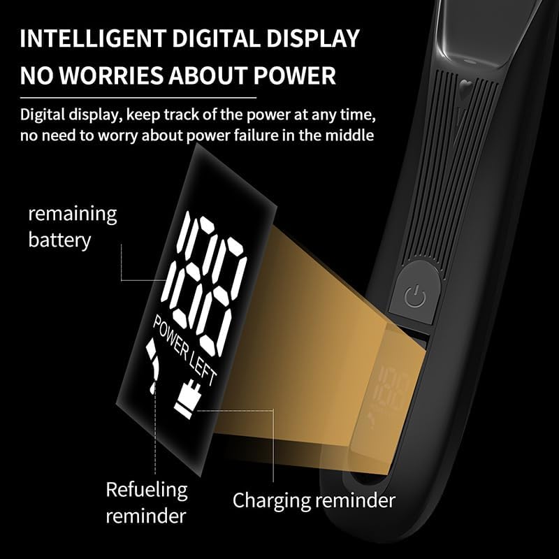 Hair Clippers for Men, Electric Hair Clippers Body Hair Trimmers with Charging Base LED for Man Groin & Pubic Waterproof Groomer Clippers Shaver Razor