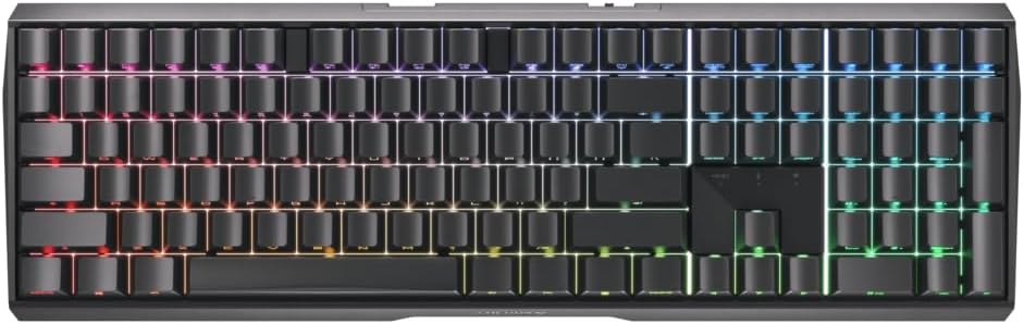 MX 3.0S Mechanical Wireless Gaming Keyboard | New MX2A Switches (Black, MX2A Blue)