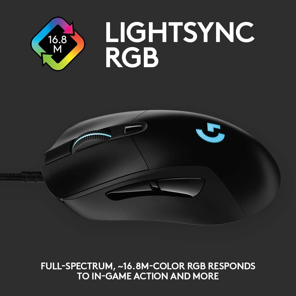 Logitech G413 SE Full-Size Mechanical Gaming Keyboard G403 Hero 25K Gaming Mouse