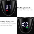 Electric Shavers for Bald Men, 5 in 1 Electric Razor for Men Bald Head Shaver LED Display Nose Hair Beard Trimmer Clippers Facial Cleansing Brush USB Rechargeable