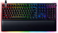 Razer Huntsman V2 Analog Gaming Keyboard: Adjustable Actuation via Analog Optical Switches - Rapid Trigger Mode - Chroma RGB Lighting - Magnetic Wrist Rest - Dedicated Media Keys & Dial - Black