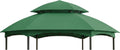 Garden Winds Reinforced RipLock 350 Replacement Canopy Top Cover Compatible with Heritage 12' x 12' Hexagon Gazebo Models L-GZ793PST-E, A101011800 - Green