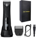 Hair Clippers for Men, Electric Body Trimmers with Charging Base LED for Man Groin & Pubic Waterproof Groomer Shaver Razor