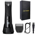 Mens Hair Clippers, Electric Hair Clippers Body Hair Trimmers With Charging Base LED For Man Groin & Pubic Waterproof Groomer Clippers Shaver Razor