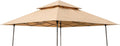 Garden Winds Reinforced RipLock 350 Replacement Canopy Top Cover Compatible with Z-Shade 13' x 13' Instant Shelter Canopy Gazebo Model ZS1313GAZTB - Beige
