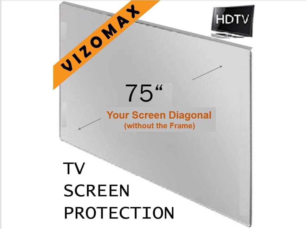 75 inch TV Screen Protector for LCD, LED, OLED & QLED 4K HDTV