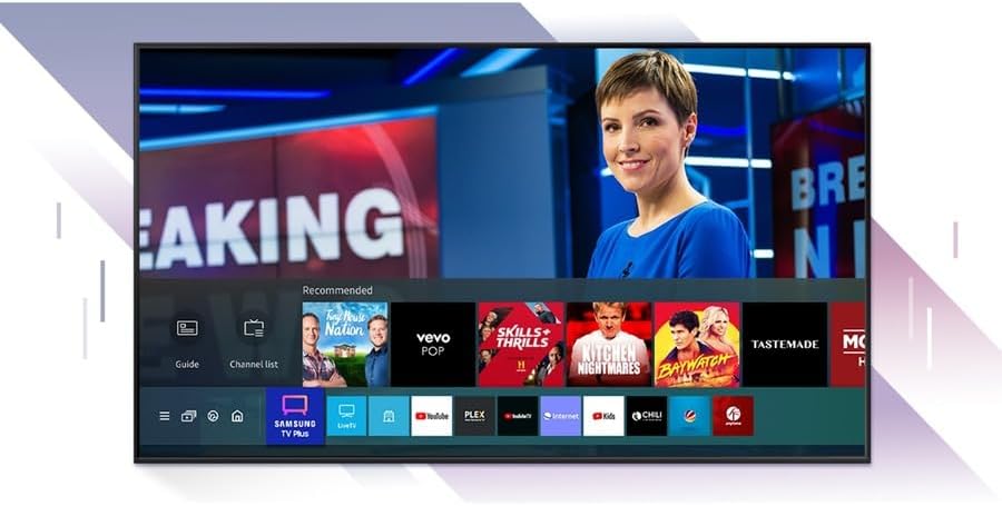 Samsung AU8000 HG50AU800NF 50' Smart LED-LCD TV - 4K UHDTV - Black