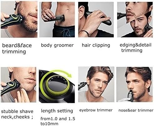 Hair Clippers for Men, Digital LCD Display All in one Hair Trimmer for Men Adjustable Beard Trimmer Shaver Electric Clipper Hair trimer