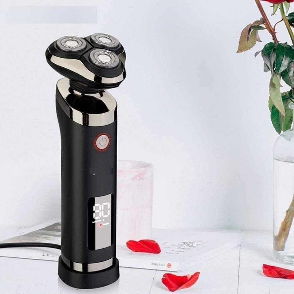 Electric Razor for Men, Rotary Electric Shaver, Digital Display, Rechargeable