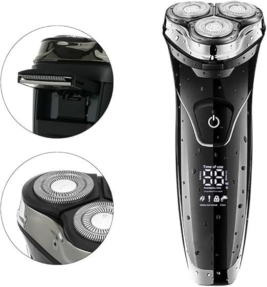Electric Razor for Men, Shaver Professional Shaving Machine Electric Razor Waterproof Beard Trimmer Rechargeable Hair Trimmer Shaver for Men