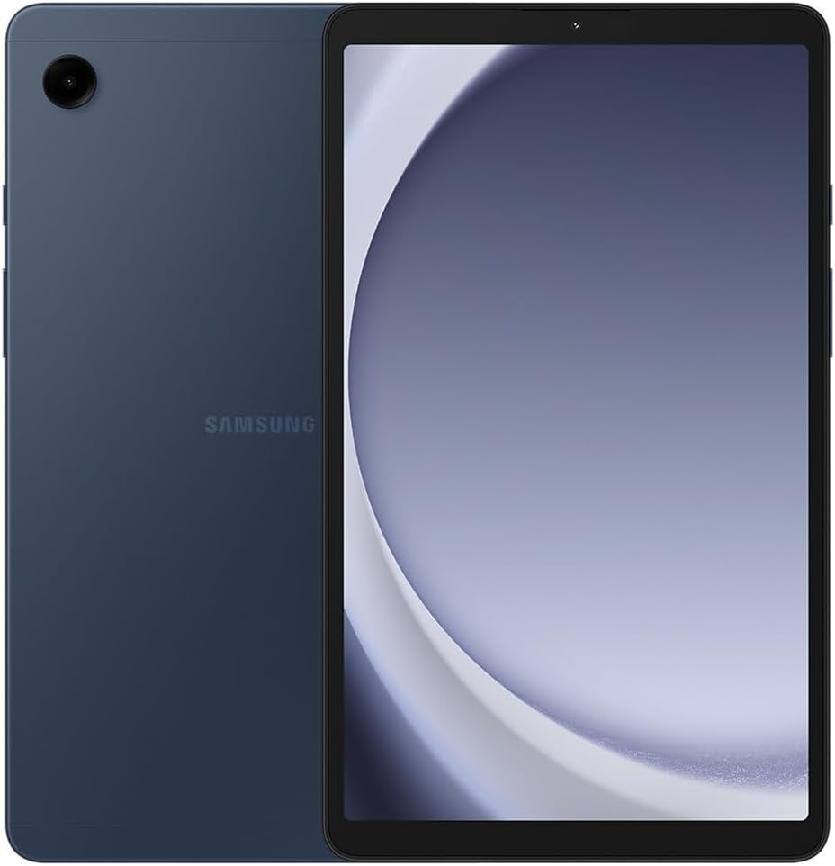 SAMSUNG Galaxy Tab A9 4G LTE (64GB, 4GB, Cellular) 8.7' Android Tablet, Octa-core (6nm), Dual Speakers (International Model Fully Unlocked for US & Global) X115 (Navy) (Renewed)