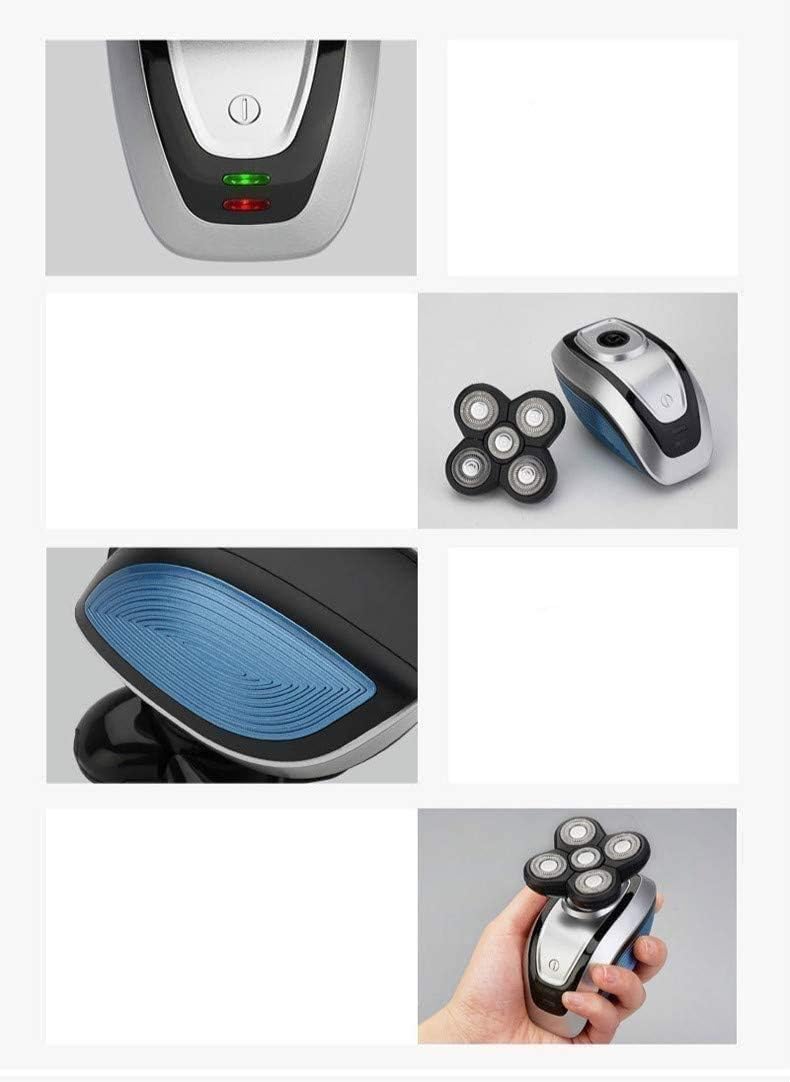 Electric Razor for Men, Waterproof Electric Shaver, Head Shavers for Bald Men, Beard Trimmer, 4 in 1 Rotary Shaver, Hair Clippers Nose Hair Trimmer Facial Cleansing