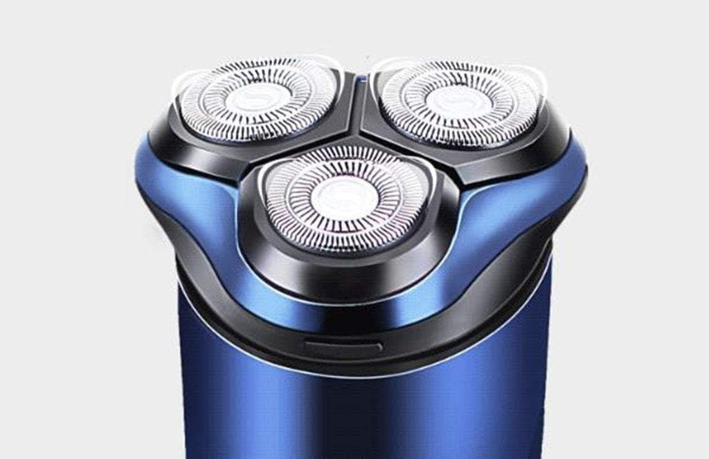 Men's Electric Shaver - Cordless Rechargeable Rotary Shaver Razor for Men with Pop-up Sideburn Trimmer Wet and Dry