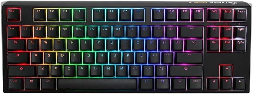 Ducky One 3 TKL Classic Hotswap RGB Mechanical Keyboard (Cherry MX Red)