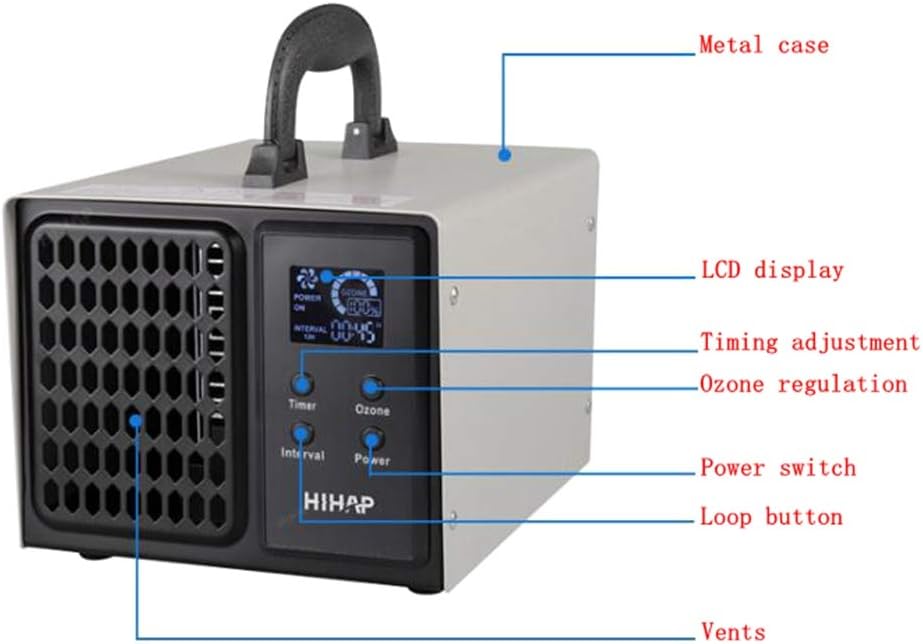 JIAN YA NA 5g/h Digital Timer Control Ozone Machine Air Purifier
