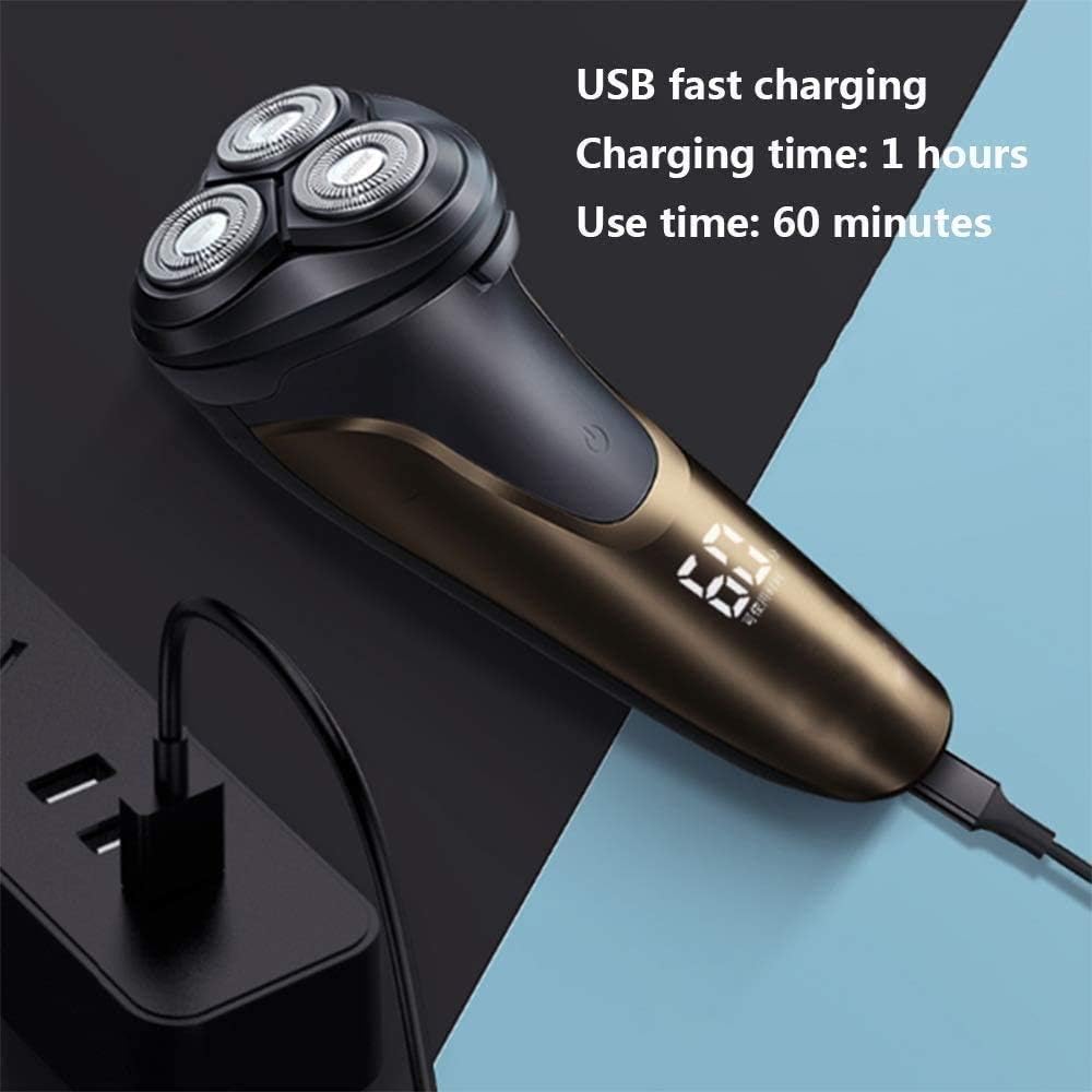 Men's Electric Shaver - Corded and Cordless Rechargeable Shaver Razor for Men with Pop-up Sideburn Trimmer Wet and Dry Painless