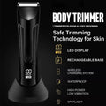 Mens Hair Clippers, Body Hair Trimmer Shaver for Men Women Trimmer for Groin Pubic Replaceable Blade Groomer Electric Razor Waterproof Clippers