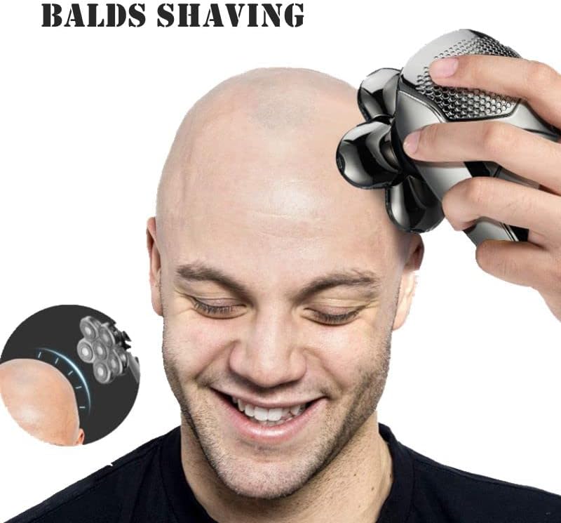 Head Shavers for Bald Men, Rechargeable powerful hair electric shaver for men body beard trimmer facial grooming electric razor bald head shaving machine