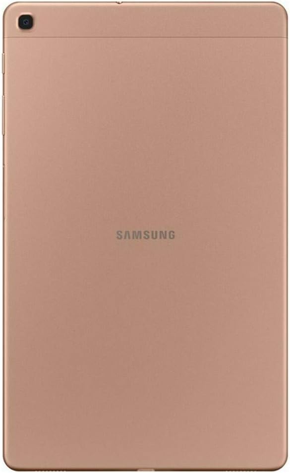Samsung Galaxy Tab A 10.1' (2019, WiFi + Cellular) Full HD Corner-to-Corner Display, 32GB, Global 4G LTE Tablet & Phone GSM Unlocked SM-T515, International Model (Gold) (Renewed)