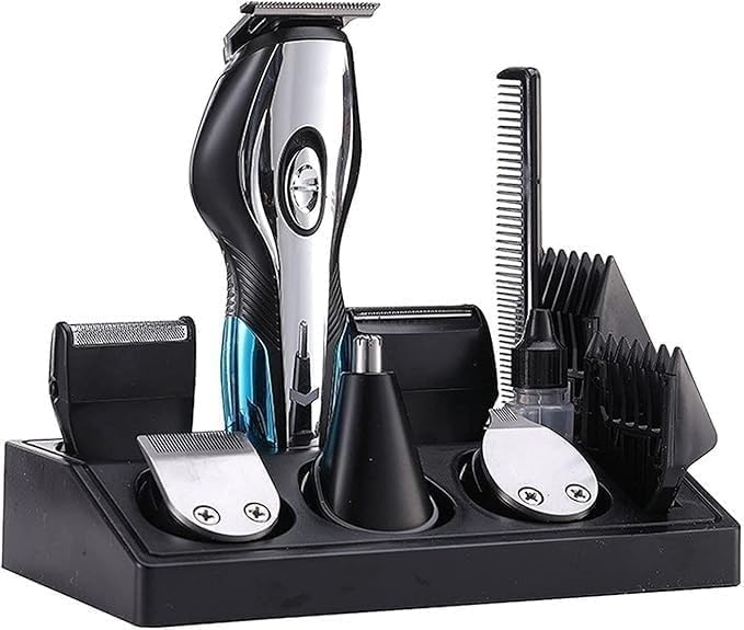 Hair Clippers for Men, Professional Hair Cutting Kit, Electric Hair Clippers, Hair Trimmer Barber Kit with USB Rechargeable 6 in 1 Electric Shaver Beard Trimmer Men Grooming Kit for Barber