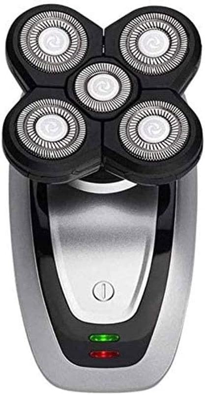 Electric Razor for Men, Waterproof Electric Shaver, Head Shavers for Bald Men, Beard Trimmer, 4 in 1 Rotary Shaver, Hair Clippers Nose Hair Trimmer Facial Cleansing
