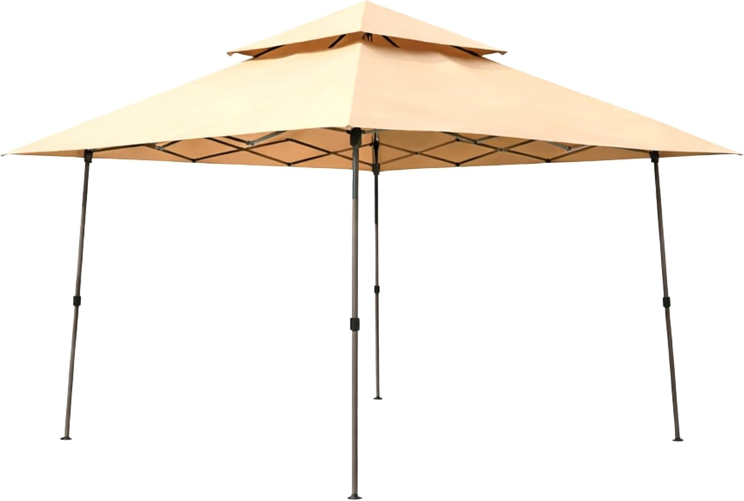Garden Winds Reinforced Replacement Canopy Top Cover Compatible with The ZS1313GAZTB Z-Shade 13' x 13' Instant Shelter - Classic Sand, Riplock 350