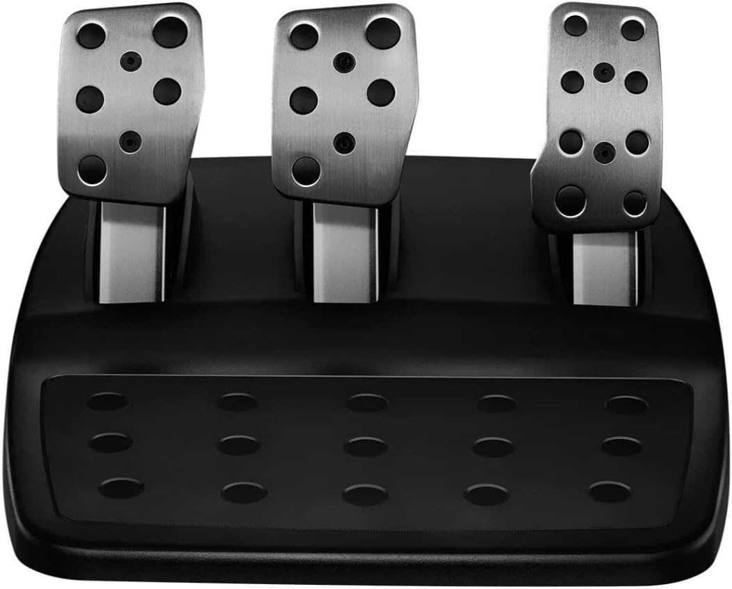 logitech G920 Dual-motor Feedback Driving Force USB Racing Wheel with Responsive Pedals for Xbox One (Renewed)
