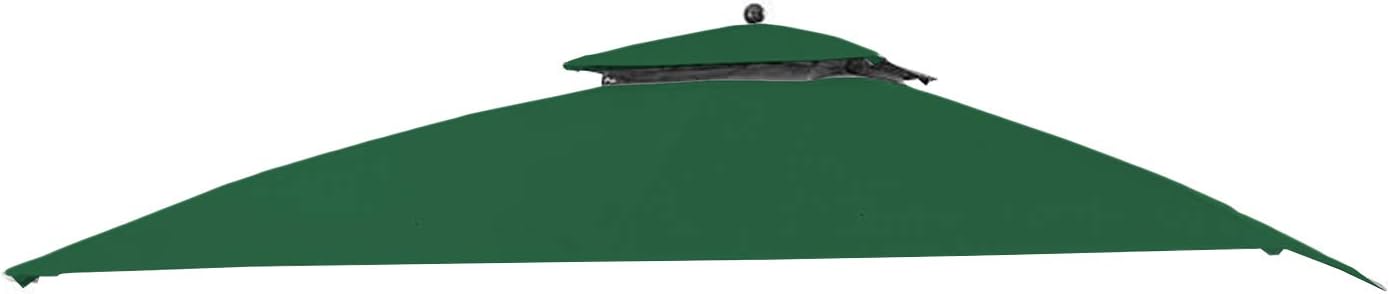 Garden Winds Replacement Canopy for The Pinehurst Dome Gazebo - Riplock 350 - Green