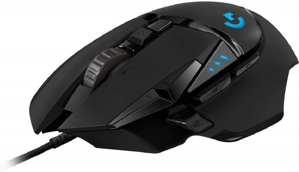 Logitech G PRO Mechanical Gaming Keyboard + G502 Hero Wired Gaming Mouse Bundle - Black