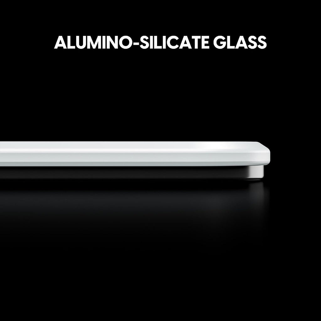 Pulsar Superglide Glass Gaming Mouse Pad v2 ALUMINO-Silicate Glass Surface Anti-Slip Fully Molded high-Density Silicone Rubber 19.3in x 16.5in (XL, White)