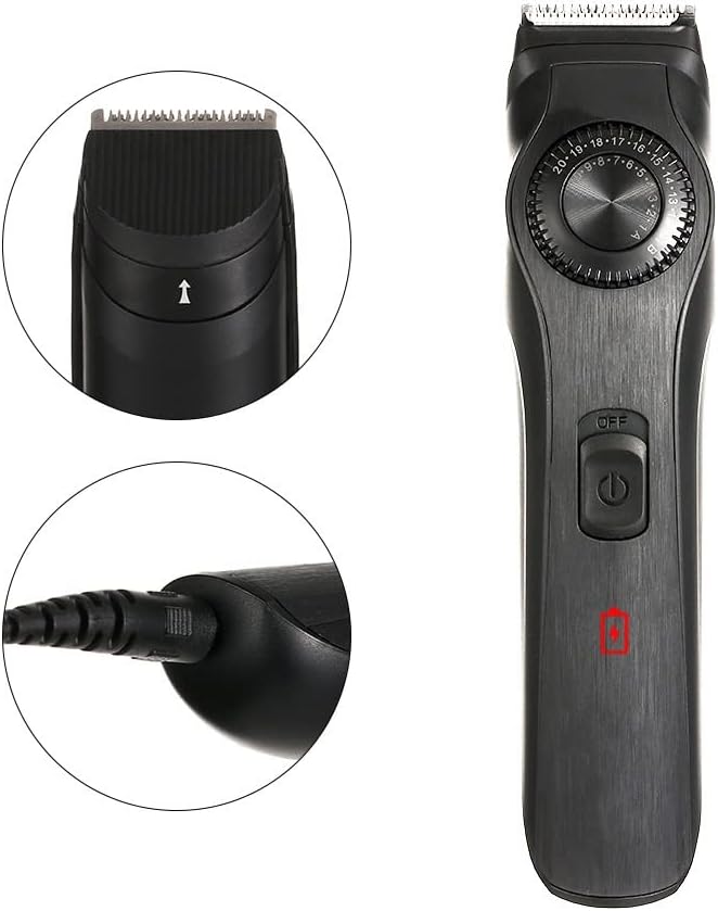 Hair Clippers,Beard Trimmer for Men, Electric Precision Trimmer Beard Hair Clippers Men Wahl Cordless Professional Razor Stainless Steel Blade