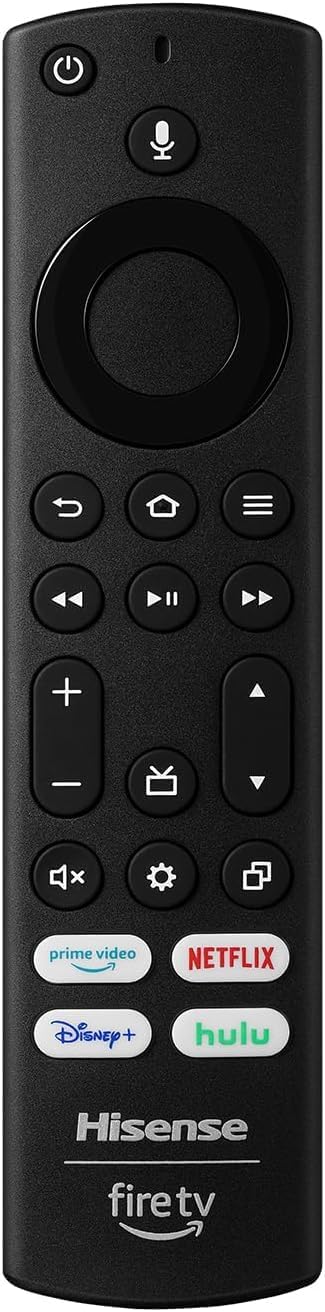 Hisense 75' Class U6 Series ULED 4K UHD Smart Fire TV (75U6HF, 2024) - QLED, Full Array Local Dimming, 600-Nit, Dolby Vision HDR 10+, HDMI 2.1, MEMC, 240 Motion Rate with VRR, Alexa Compatibility