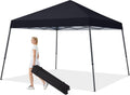 MASTERCANOPY Portable Pop Up Canopy Tent with Large Base (11x11,Black)