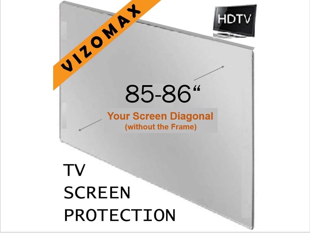 85-86 inch TV Screen Protector for LCD, LED, OLED & QLED 4K HDTV