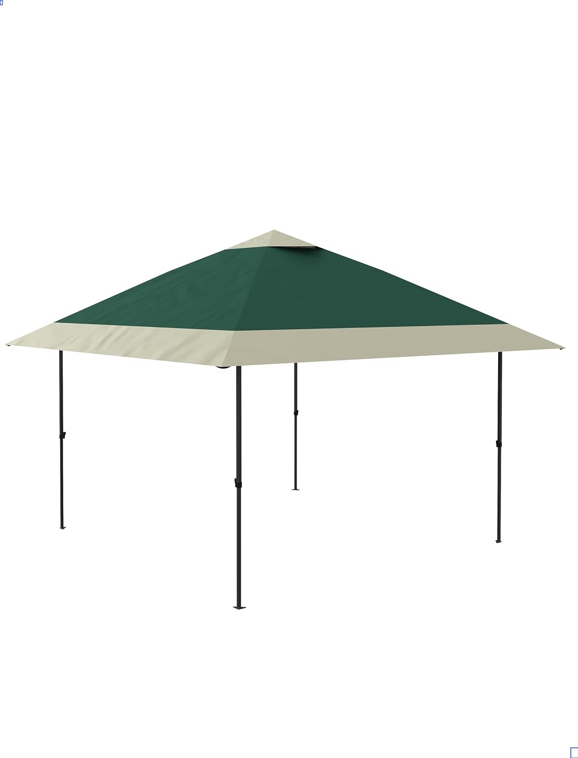 KYBOLT 13x13 Pop Up Gazebo Outdoor Canopy Shelter with 4 Stanbags, 8 Stakes Instant Gazebo Tent for Lawn, Garden, Backyard Deck (Olive Green + Taupe)