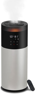 Large Room Humidifier 16L/4.2Gal - Whole House Ultrasonic Cool Mist for Home 1500 sq.ft, Bedroom Use with Extension Tube & Night Light