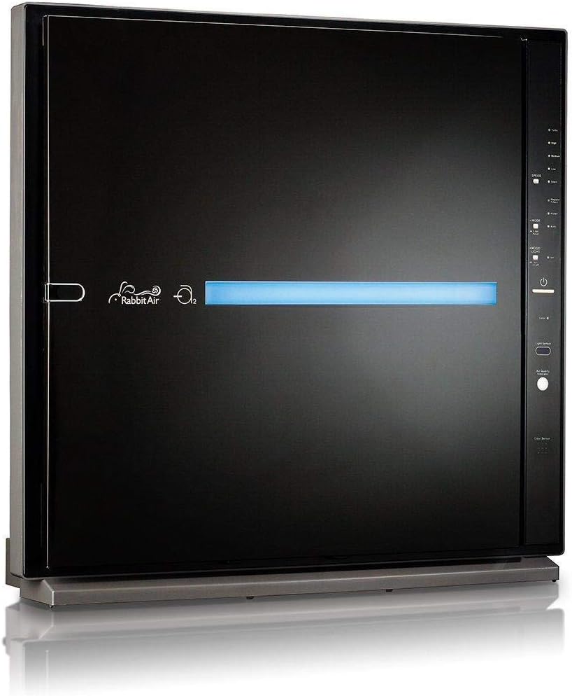 Rabbit Air, MinusA2 Air Purifiers for Home, Ultra Quiet HEPA Air Purifier - Wall Mountable Air Purifiers for Home, Allergies, Dust, Mold, Smoke & VOCs - (SPA-780N, Black, Asthma and Allergy Friendly)