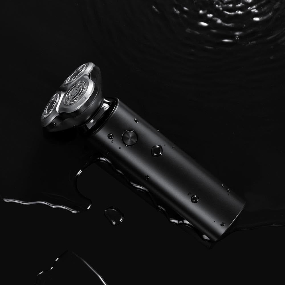 Head Shaver for Men, Electric Shaver Men's Beard Trimmer Hair Clipper Portable Flexible Shaver Dry Wet Dual-use Washable Beard Shaving with 3 Head, S500 3head