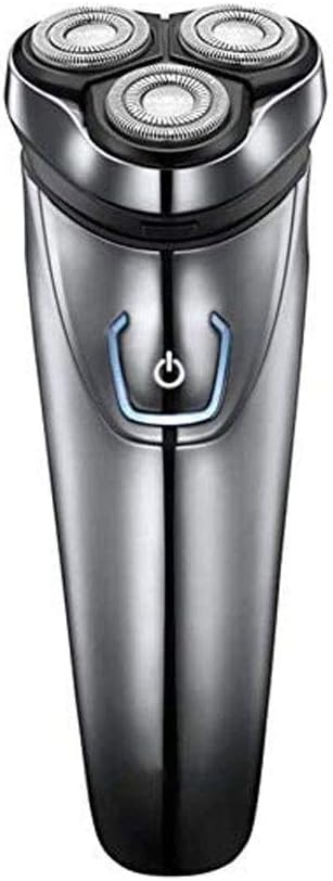 Electric Razor for Men, Wet & Dry Mens Razors for Shaving Electric Cordless with Pop-up Trimmer, Razors Electric Shavers for Men Waterproof Rechargeable, Silver