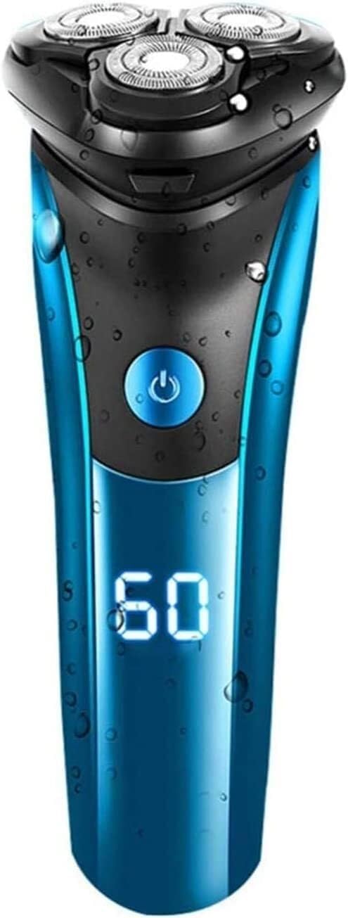 Electric Shaver Men's Shaver 3 Sheets Multifunction Blade Razor Water Wash Electric Shave LED Display Fast Charge Portable for Your Daily Use and Travel