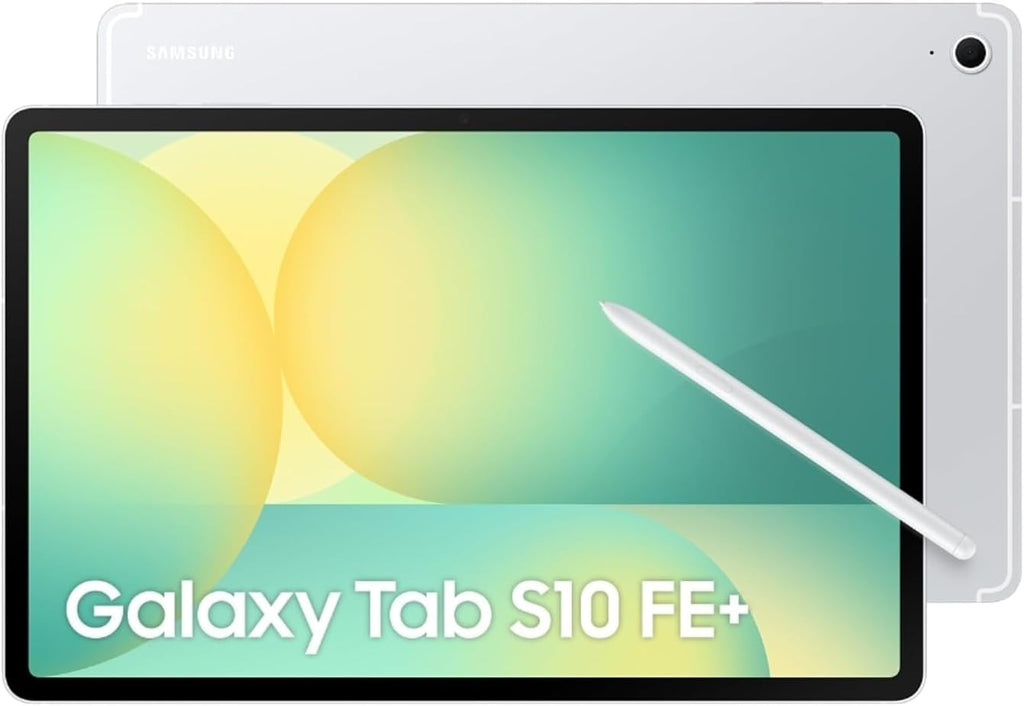 Samsung Galaxy Tab S10 FE+ 13.1' WiFi Android Tablet, Large Display, Long Battery Life, Exynos 1580 Processor, IP68, S Pen for Note-Taking, Latin American Version - (Silver, 12+256GB)