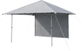 Garden Winds Reinforced RipLock 350 Replacement Canopy Top Cover and Sunshade Compatible with Core 13' x 13' Center Push Up Pop Up Canopy Models 1654628, 40325, 40155 - Slate Gray