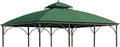 Garden Winds Reinforced RipLock 350 Replacement Canopy Top Cover Compatible with Somerset 10' x 12' Gazebo Models L-GZ212PCO-B - Green