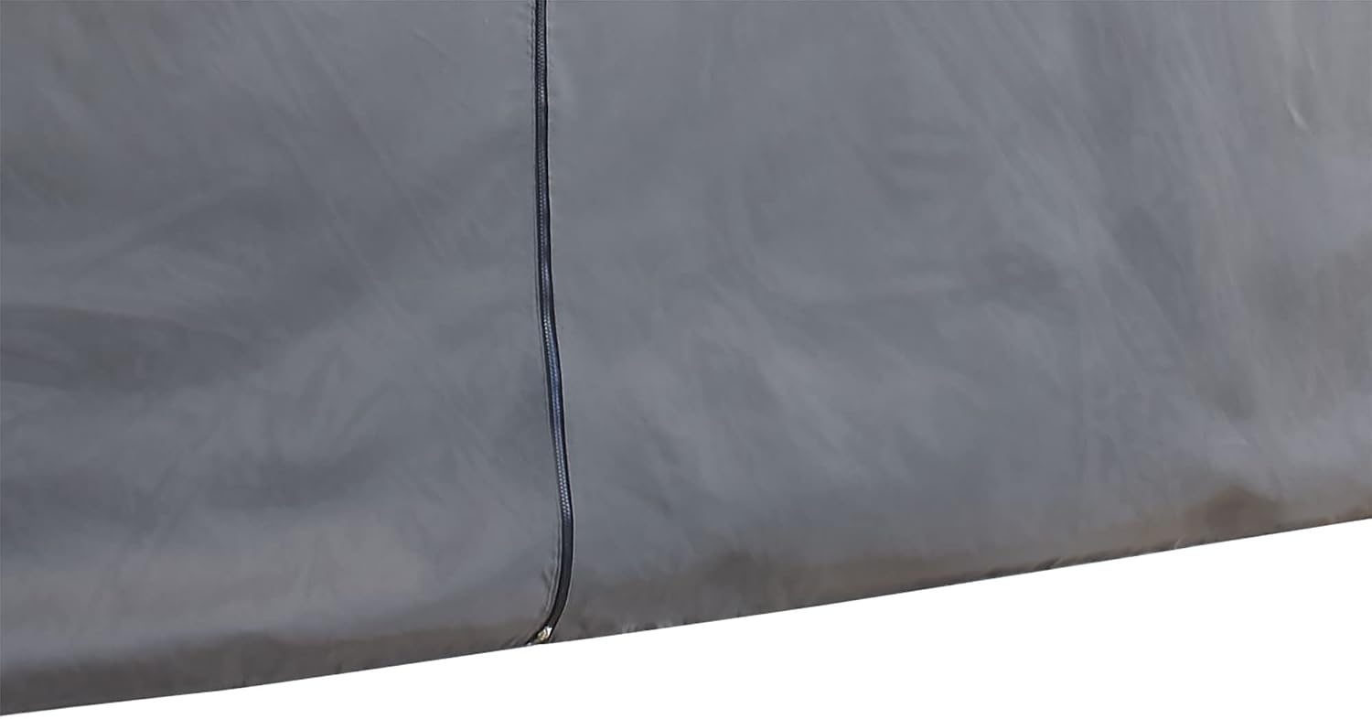 Sojag Accessories Set of 4 12' x 12' Curtains for Monaco/Messina/Mykonos Outdoor Gazebo Models, Grey